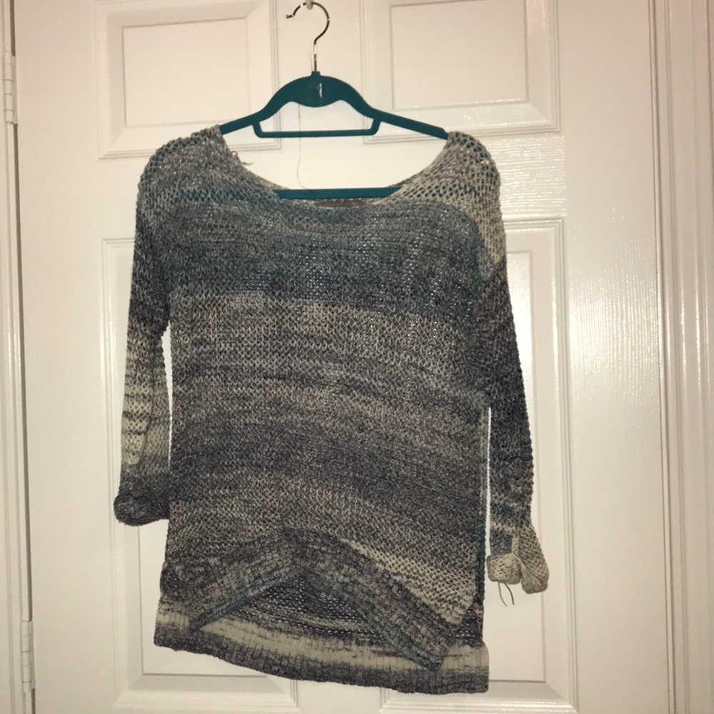 slouchy light sweater